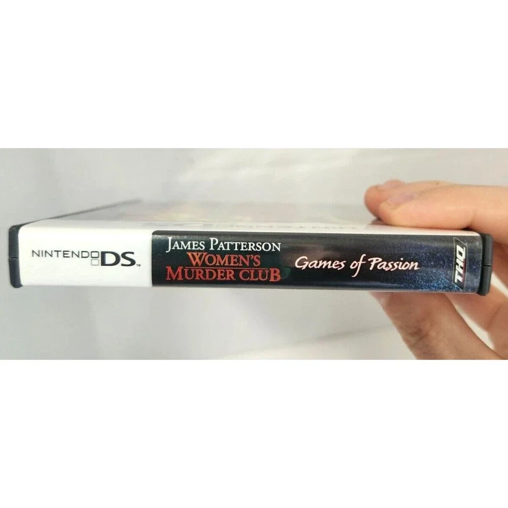 GAME CASE ONLY James Patterson WOMEN'S MURDER CLUB Games Of Passion Nintendo DS